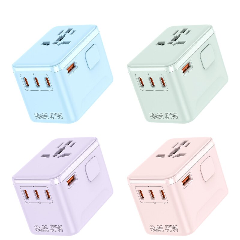 GAN Travel Adapter Supplier - Hot Sale 35W-140W International Universal Mobile Phone Charger USB