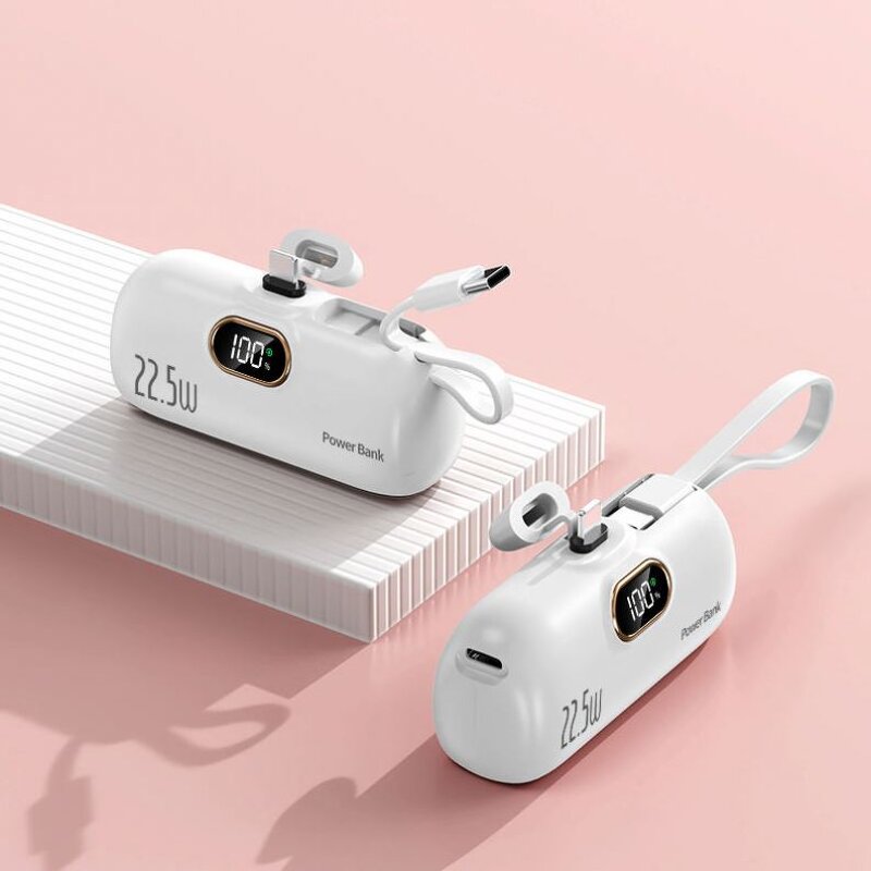 Mini Power Bank Supplier - Fast Charging 20W Portable External with Digital Display Type C