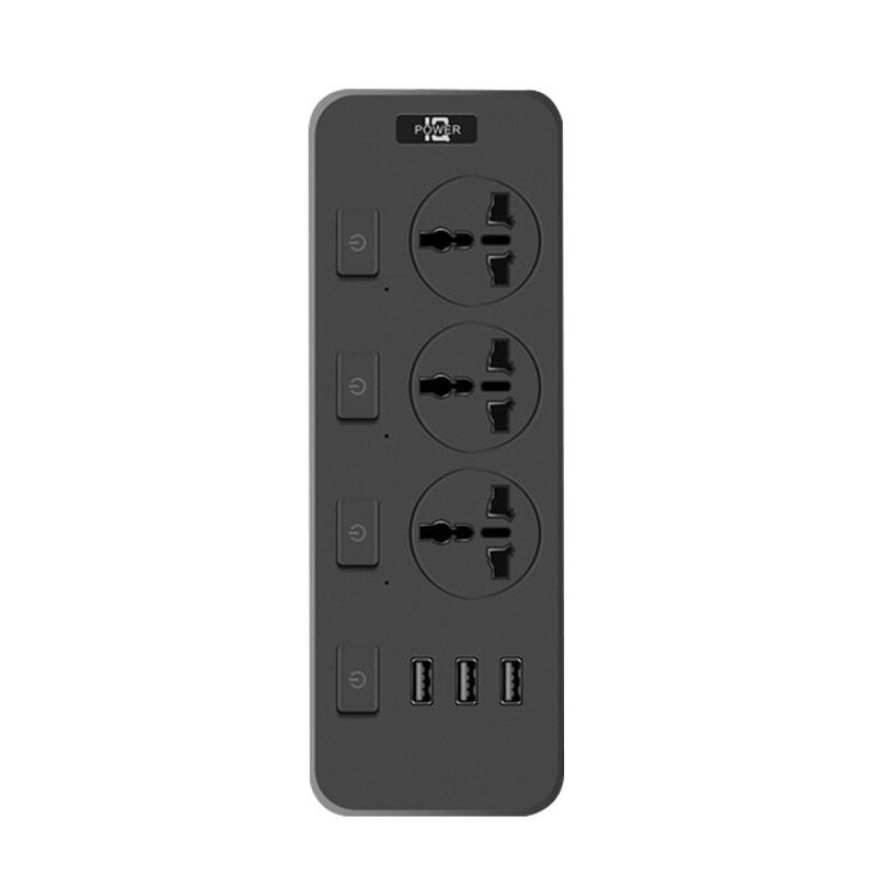 Surge Protector Power Strip Factory - High Quality Multi Extension 3 AC 3Usb+1Type C Outlet
