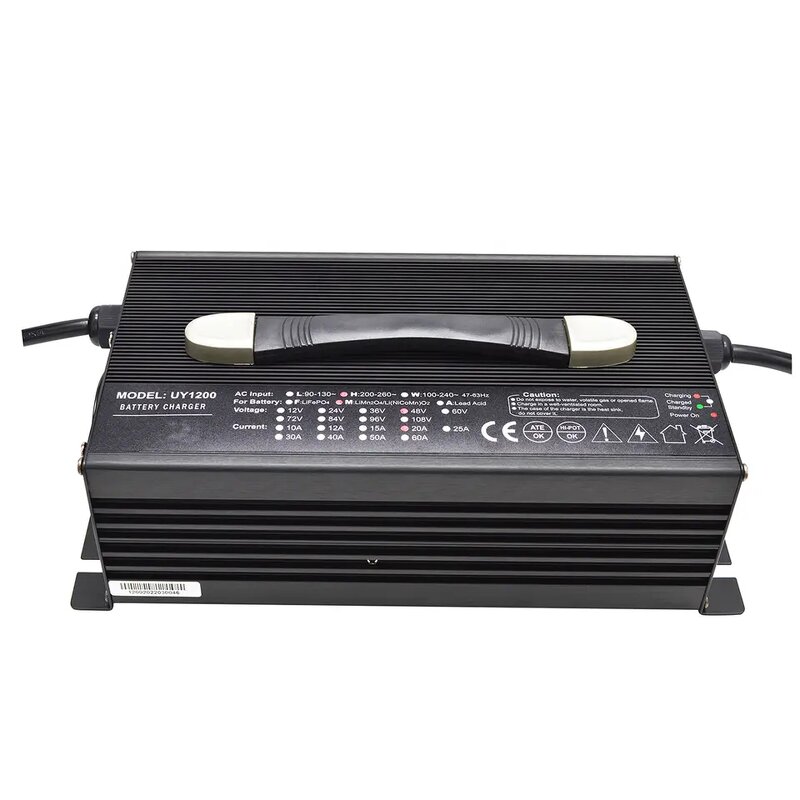 Golf Cart Battery Charger Supplier - Portable Universal Silver Aluminum Case 20A 48V