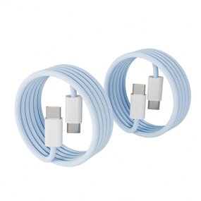 Braided PD Cable Supplier - Macaron Color 60W USB C to TYPE C Fast Charging Type-c Data 1M 2M
