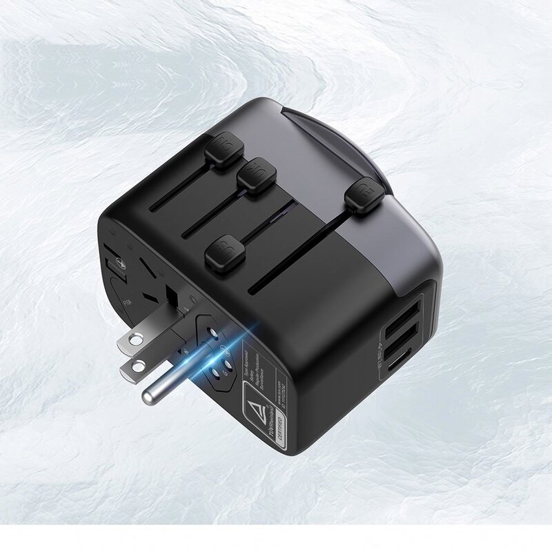 Universal Travel Adapter Supplier - High Quality TUV and CB Certified with Ground Pin Worldwide Convert
