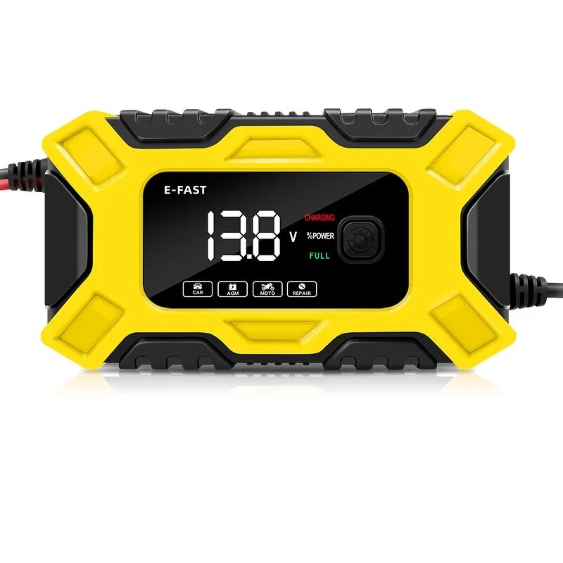 Car Battery Charger Manufacturer - 12V 6A Automobile Pulse Repair for Lead Acid Agm Gel