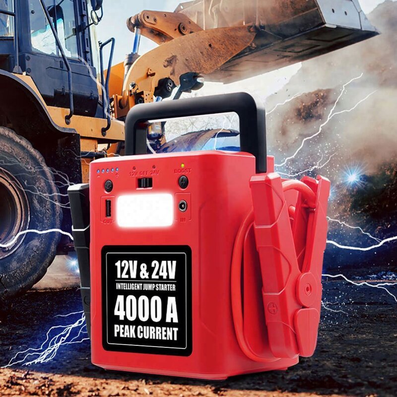 Car Jump Starter Power Bank Supplier - 56000mAh Lithium 12v/24v Pro Series with Peak 4000A