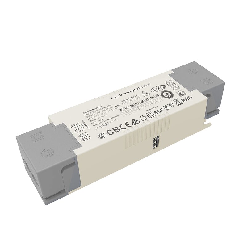 DALI Dimmable Led Driver Manufacturer - PE-N30DA24 with Push Function 9-42V 350-700mA