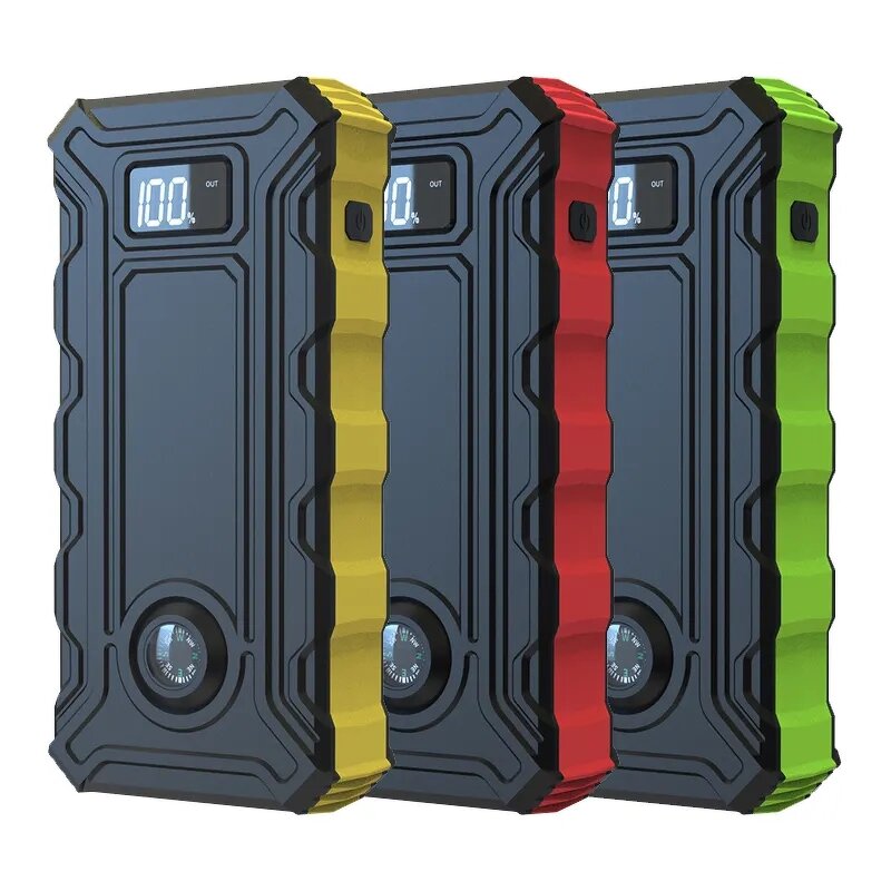 Smart Car Jump Starter Manufacturer - 12V Emergency Starting LED Lighter Safety Hammer Compass 600A