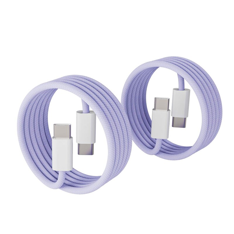 Braided USB C Cable Factory - Wholesale Macaron Color PD 60W USB C TO TYPE C Fast Charging