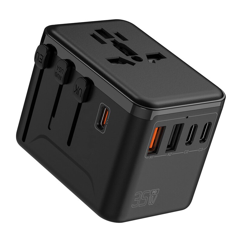 GAN Travel Adapter Supplier - Hot Sale 35W-140W International Universal Mobile Phone Charger USB