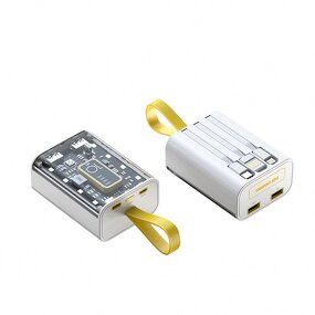 Portable Charger Power Bank Supplier - Transparent Shell 10000mah Dual Usb Outputs