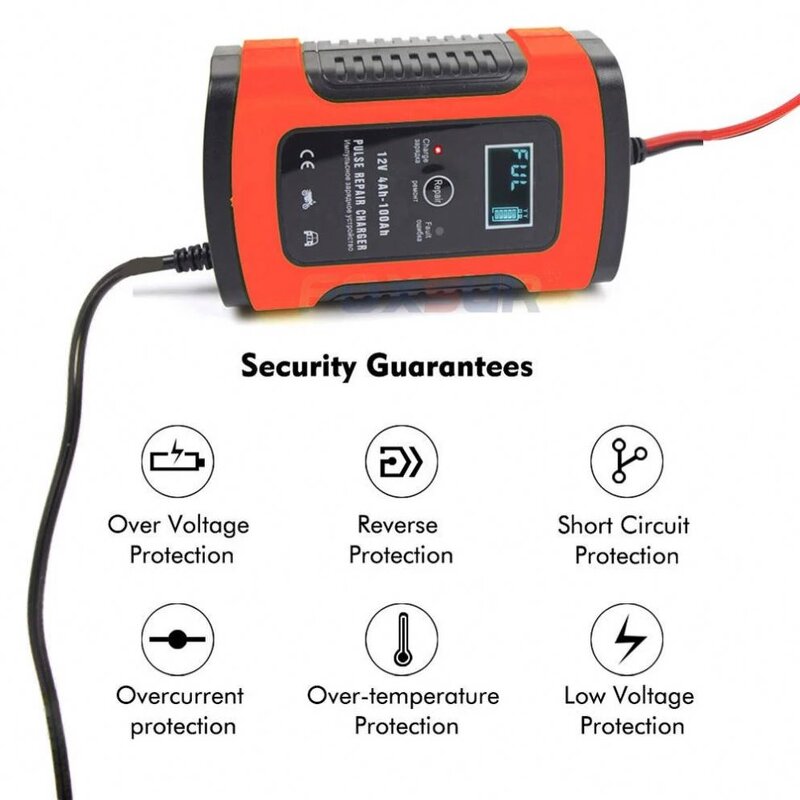 Lead Acid Battery Charger Factory - Automatic 12V 24V Smart with LCD Display