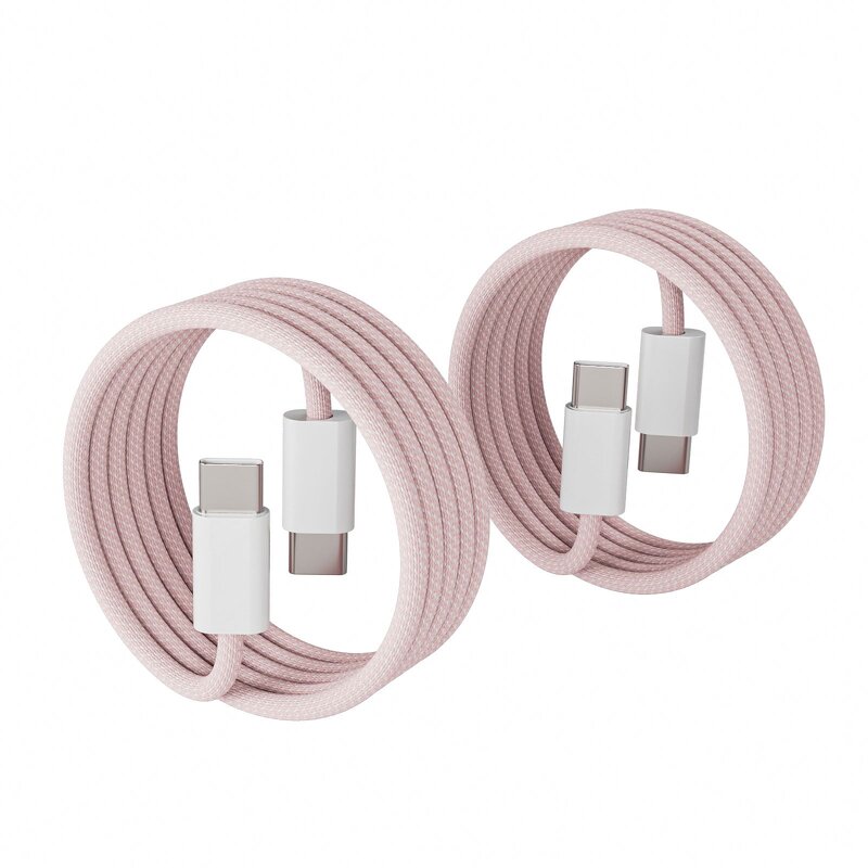 Braided PD Cable Manufacturer - 2025 Newest Macaron Color 60W USB C to TYPE C Fast Charging Type-c