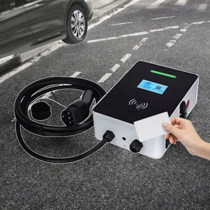 EV Charging Station Manufacturer - Wallbox 22KW AC Floor Stand 220V Input Home Use Electric Car