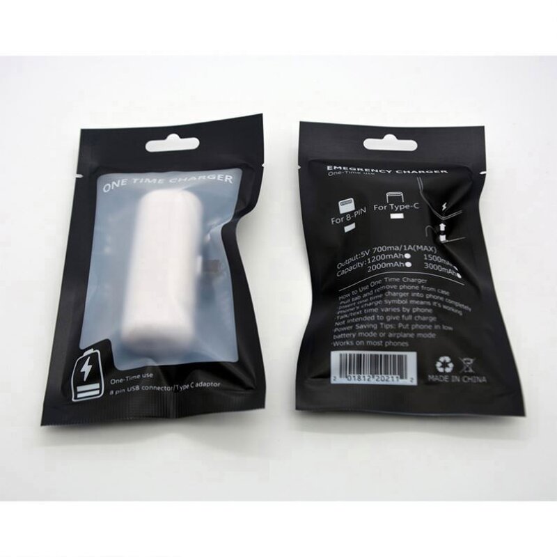 Disposable Phone Charger Factory - HOT SALE 1200mAh One Time Use Power Bank Mini