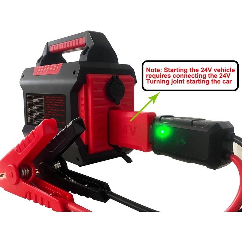 High Capacity Car Jump Starter Manufacturer - 24V 12V 42000mAh 2000A Pick Current Portable Auto Battery Booster