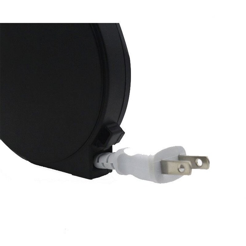 Extension Power Cord Reel Supplier - Automatic Japan/US/EU/UK AC PLUG Standard Retractable Spring Loaded 2 Cores