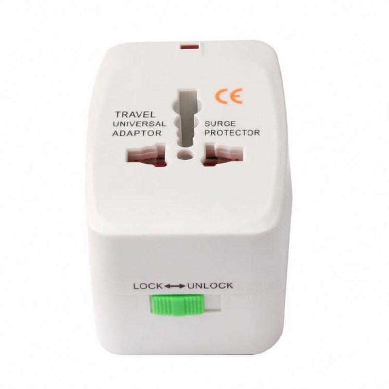 Worldwide Travel Adaptor Factory - All in One European Universal with 2 USB Ports for Asia Europe