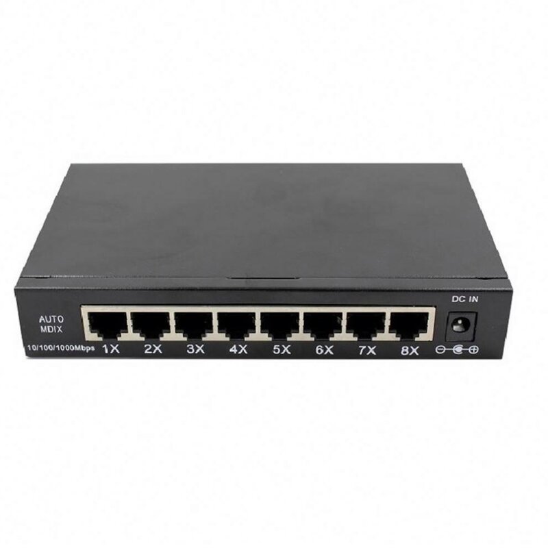 Enterprise POE Network Switch Supplier - 8 Port with 1-Year Warranty SNMP QoS for Optimal Performance