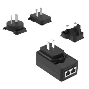 POE Injector Manufacturer - 24V-56V RJ45 Interchangeable Plug OVP OCP FCC UL UKCA CE SAA