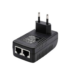 POE Injector Manufacturer - 48V 0.5A AC to DC Wall-plug Non-standard 10/100/1000Mbps 24W RJ45