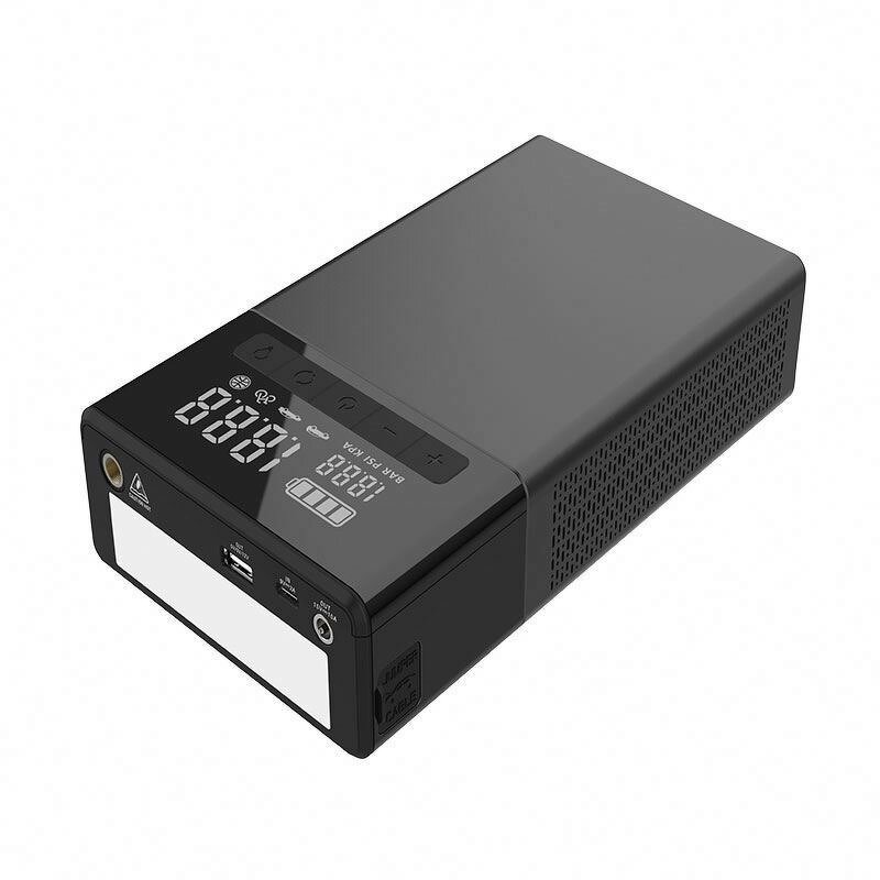Mini Air Pump Jump Starter Manufacturer - 16000mAh Multi-Function Portable 12V Lithium Battery Car Jump
