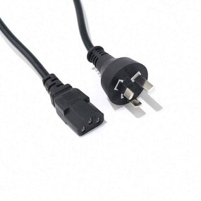Power Cord Manufacturer - 3 Pin Prong Plug Cable 10A/13A/15A AC IEC C13