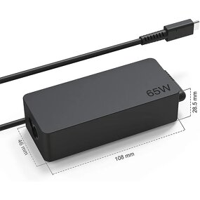 Universal Power Adapter Factory - OVP DC Type C 100-240Vac 1.2A 5-48V/1-8A 65W Desktop