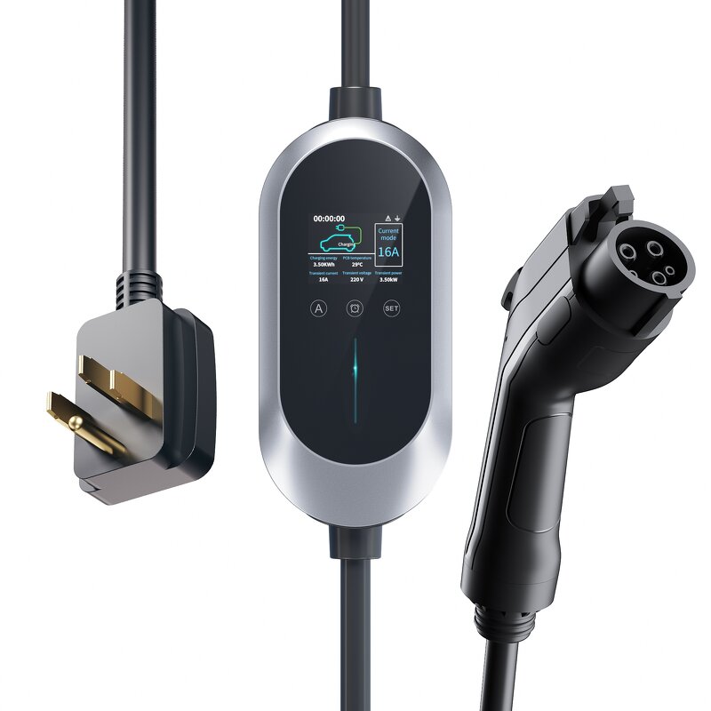 Portable EV Charging Station Supplier - Hot Selling New Arrival 7kw 16A/32A Type 2 with EU UK AU Plugs