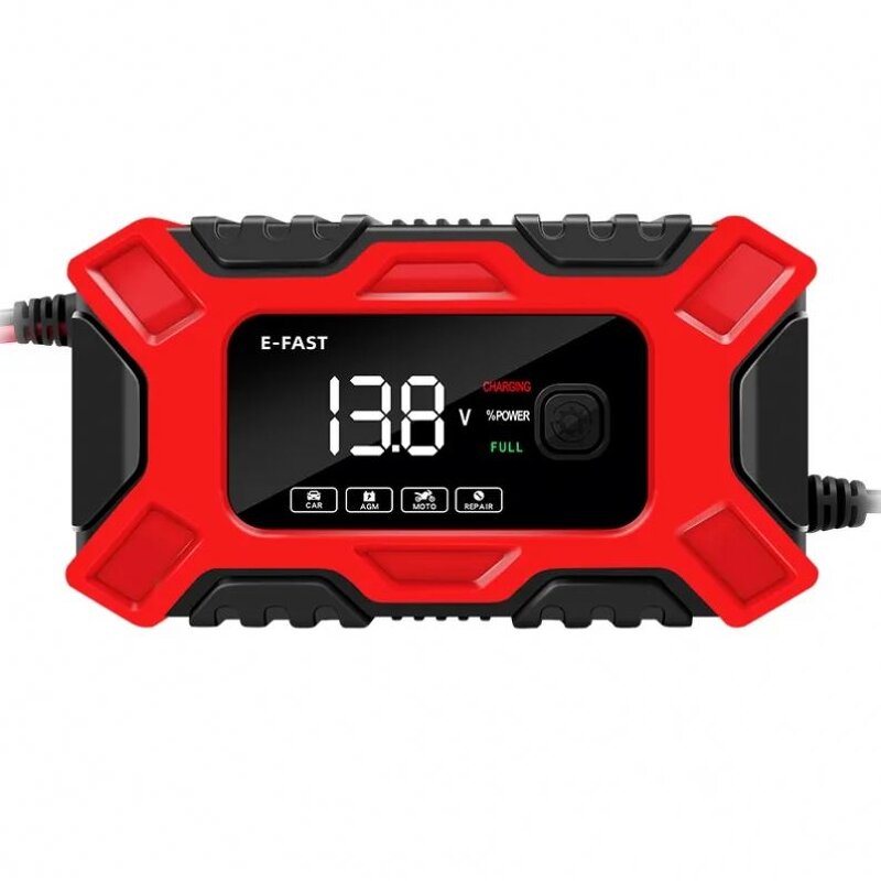 Scooter Battery Charger Supplier - 12V 6A Auto Pulse Repair for Lead Acid AGM Gel Batteries