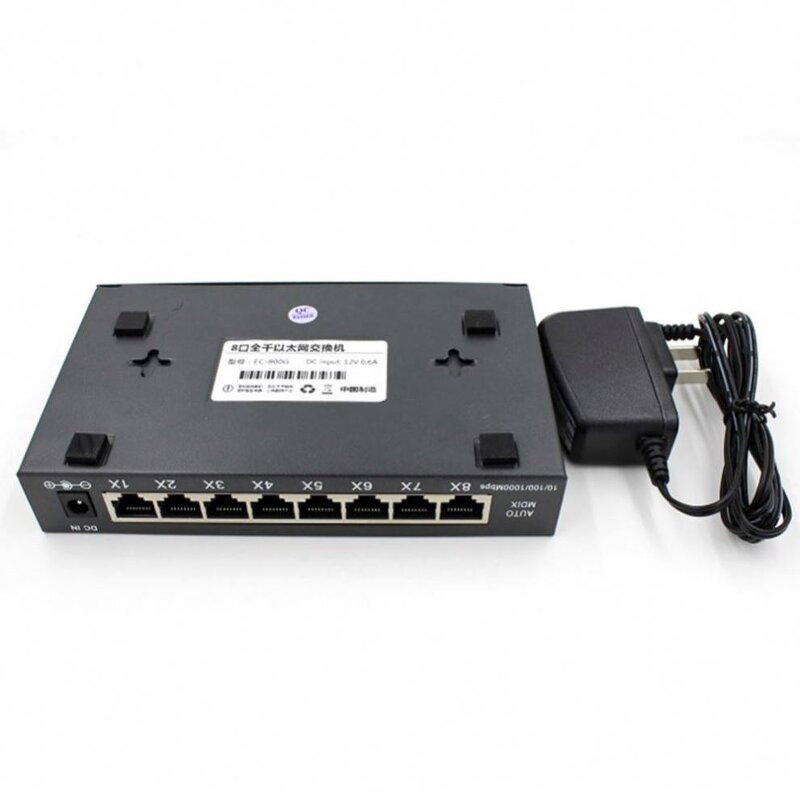Enterprise POE Network Switch Supplier - 8 Port with 1-Year Warranty SNMP QoS for Optimal Performance