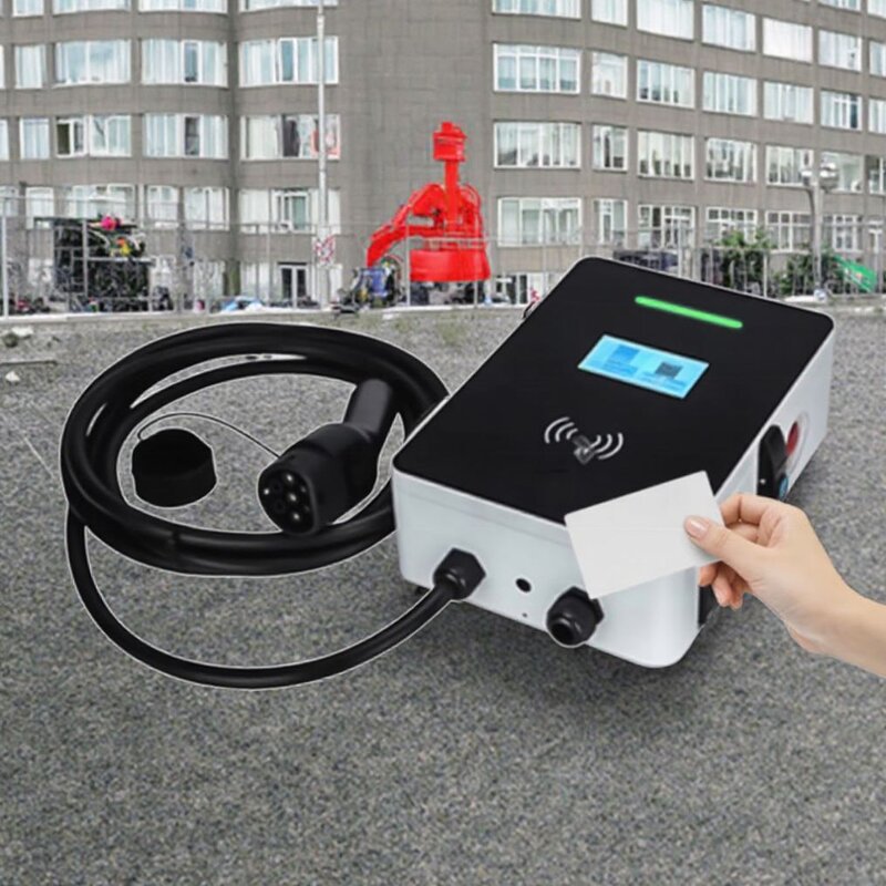 EV Charging Station Manufacturer - Wallbox 22KW AC Floor Stand 220V Input Home Use Electric Car