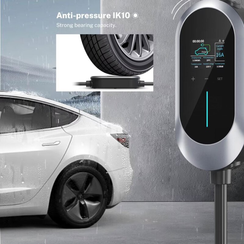 Portable EV Charging Station Supplier - Hot Selling New Arrival 7kw 16A/32A Type 2 with EU UK AU Plugs