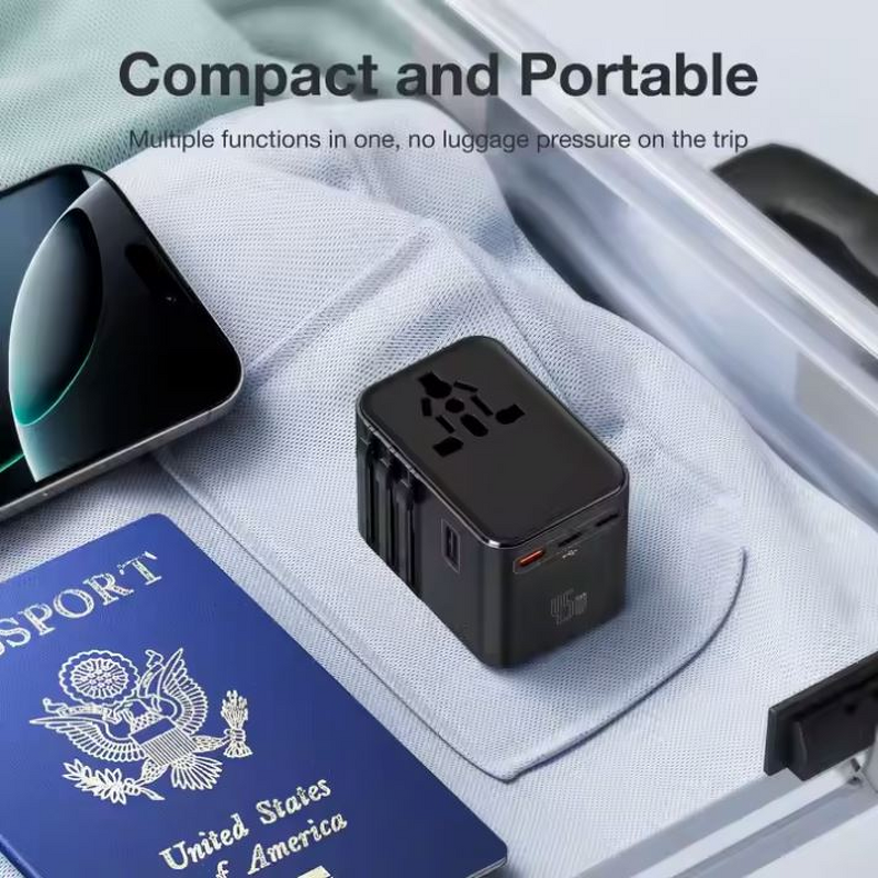 Worldwide Travel Adapter Supplier - 45W 5 Usb Portable Smart Charger