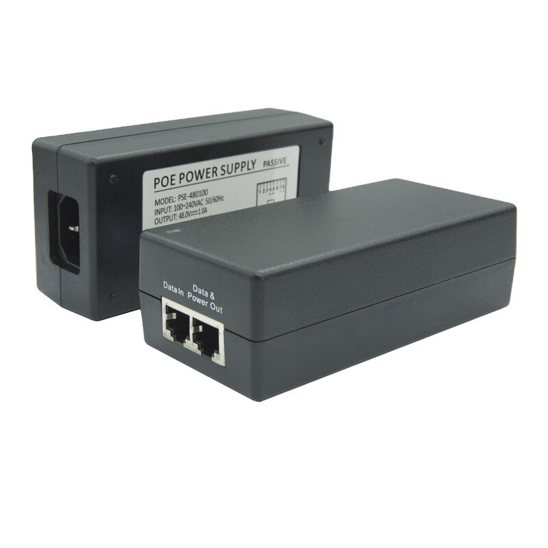 POE Power Supply Manufacturer - IEEE802.3af/at/bt 56V 48V DC Active Passive Injector with Poe++