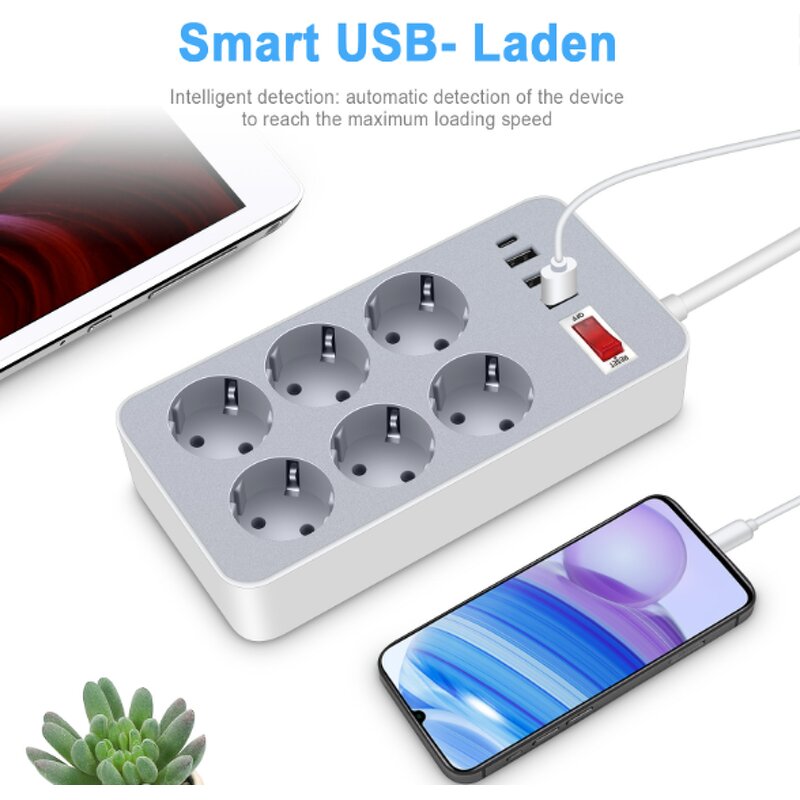 EU USB Socket Supplier - European Style with Type-c Proof Charging bar for Home Patch Panel High Quality