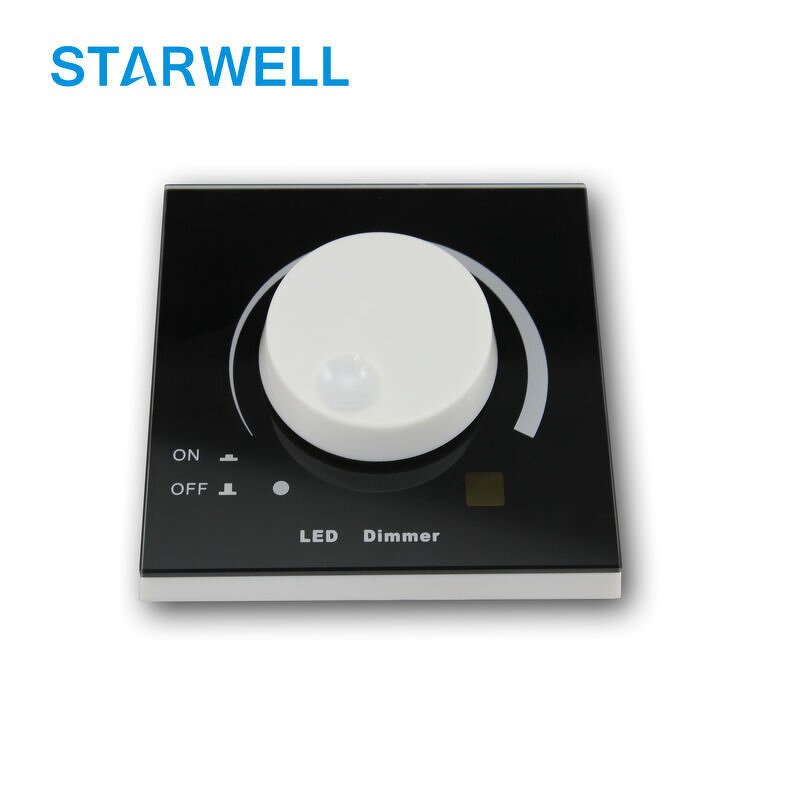 Triac Dimmer Manufacturer - 220V 230V 110V Trailing Edge Rotary Glass Panel Knob Push