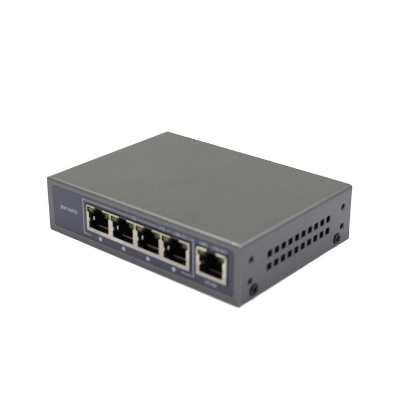 Industrial POE Switch Manufacturer - 1 Year Warranty Mini 5 RJ45 Ports 4 POE 100Mbps SNMP QoS