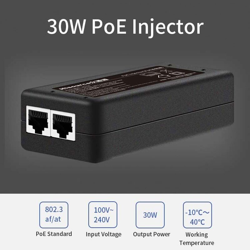 Power Gigabit POE Adapter Factory - 15w-90w PoE Injector for IP Camera Wireless AP