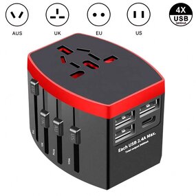 International Travel Converter Factory - Christmas EU UK US AU Socket Mini Universal World