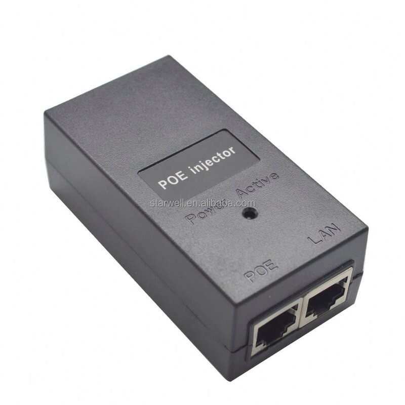 Active PoE Injector Factory - 2.5Gbps IEEE802.3af/at 30W Gigabit for IP Cameras WiFi APs Network