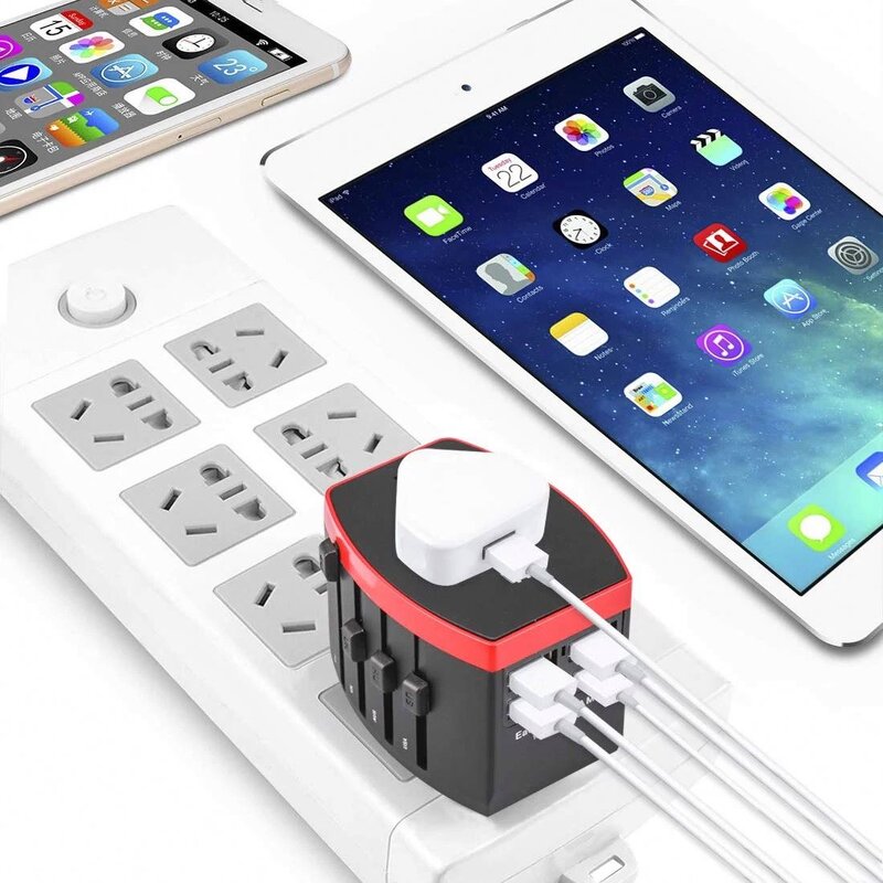 International Travel Converter Factory - Christmas EU UK US AU Socket Mini Universal World