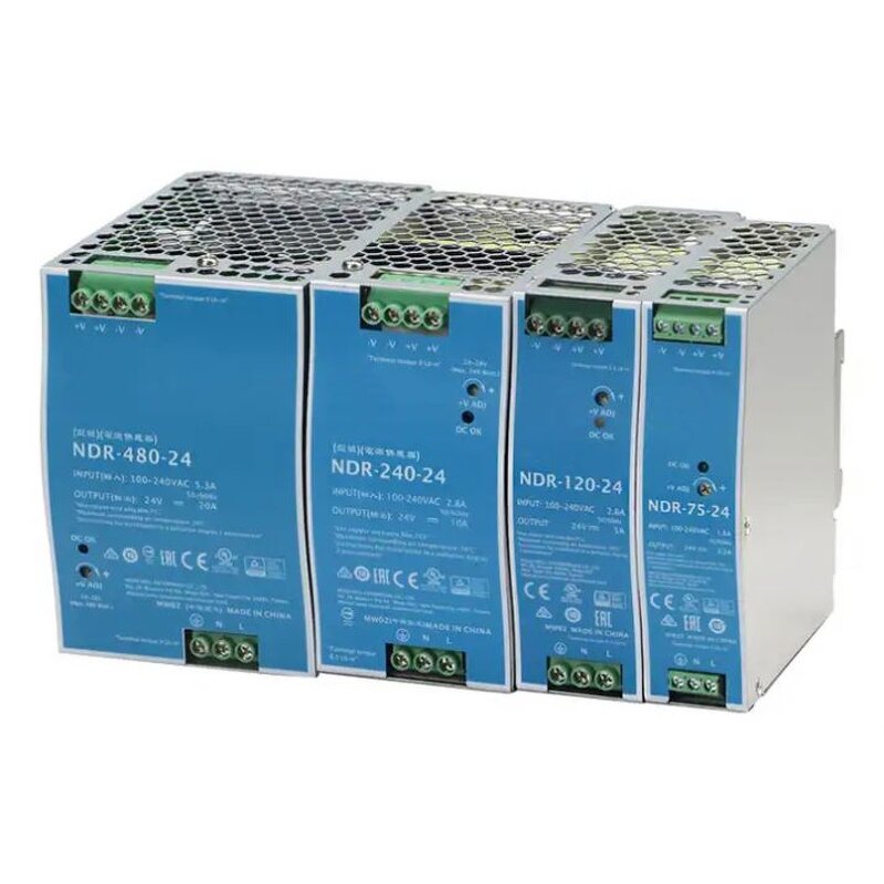 Industrial DIN RAIL Power Supply Factory - Original NDR-240-48 240W Single Output