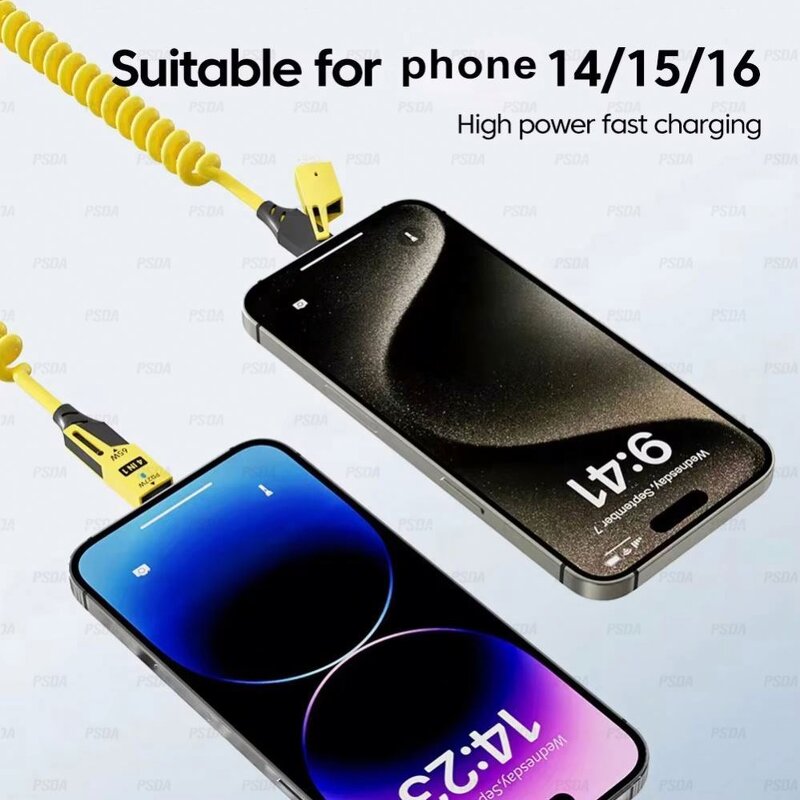 Retractable PD65W Cable Manufacturer - 4 in 1 Type-c/USB C to Type-c Fast Charging for IPhone16 Samsung