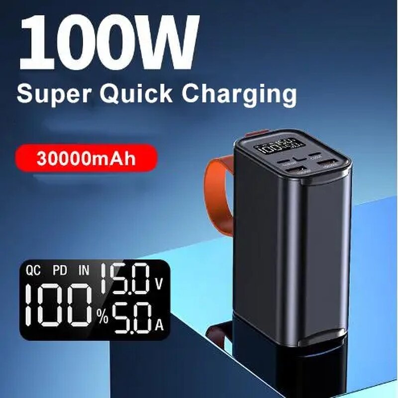 Power Station Supplier - Laptop Power Bank 40000mah Pd 100w 50000mah 30000mah 20000mah
