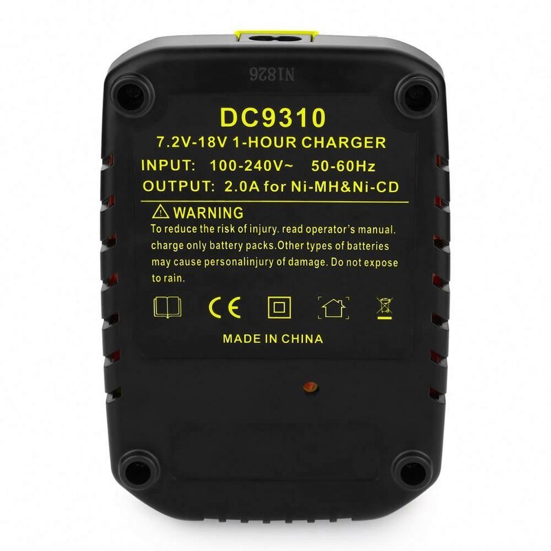 Battery Charger Replacement Factory - 7.2V-18v for Dewalt Ni-cd Ni-mh 9310 18v Suitable 9.6v-20v
