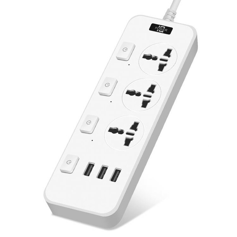 US Power Strip Manufacturer - New Design Standard 3 Outlets 3USB Charger Extension Socket