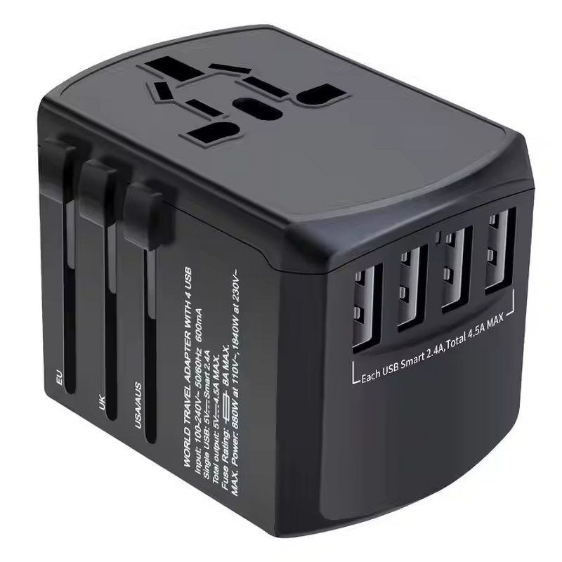 Universal Travel Adapter Supplier - Multi Plug 100-240V Electrical Socket USB Charger