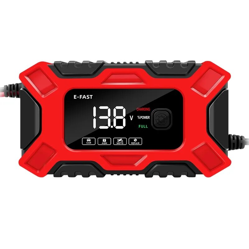 Car Battery Charger Manufacturer - 12V 6A Automobile Pulse Repair for Lead Acid Agm Gel