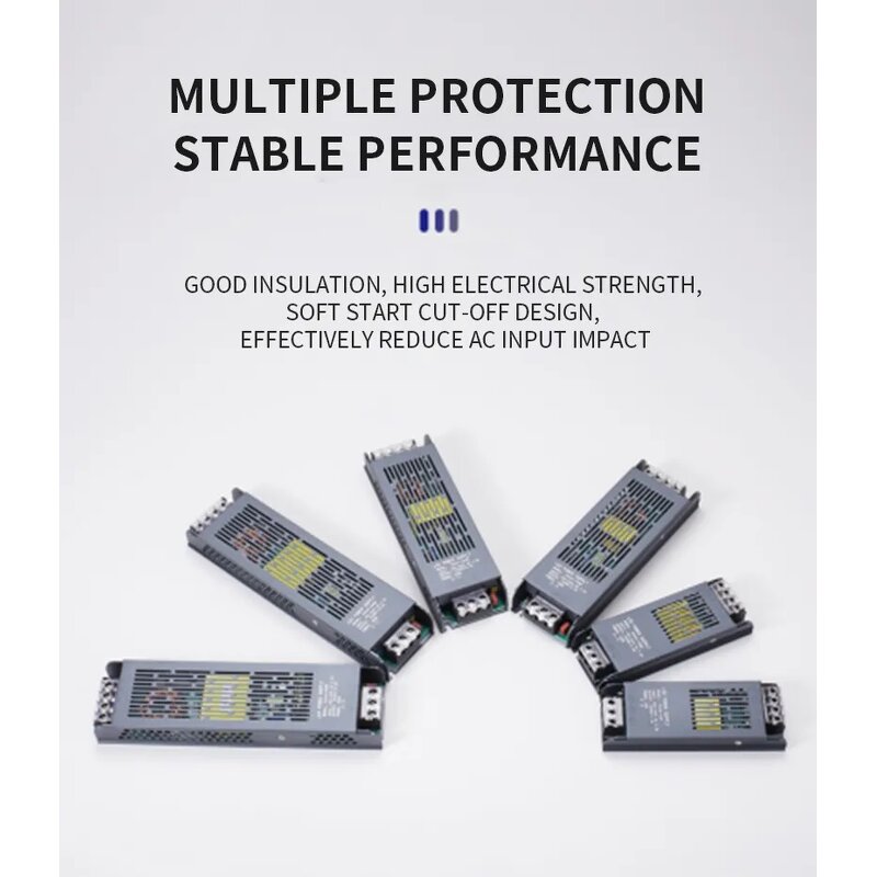 Led Driver Factory - 12V/24V Dimmable Smart Ultra Thin 60W Power Supply