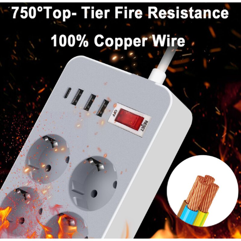 EU USB Socket Supplier - European Style with Type-c Proof Charging bar for Home Patch Panel High Quality