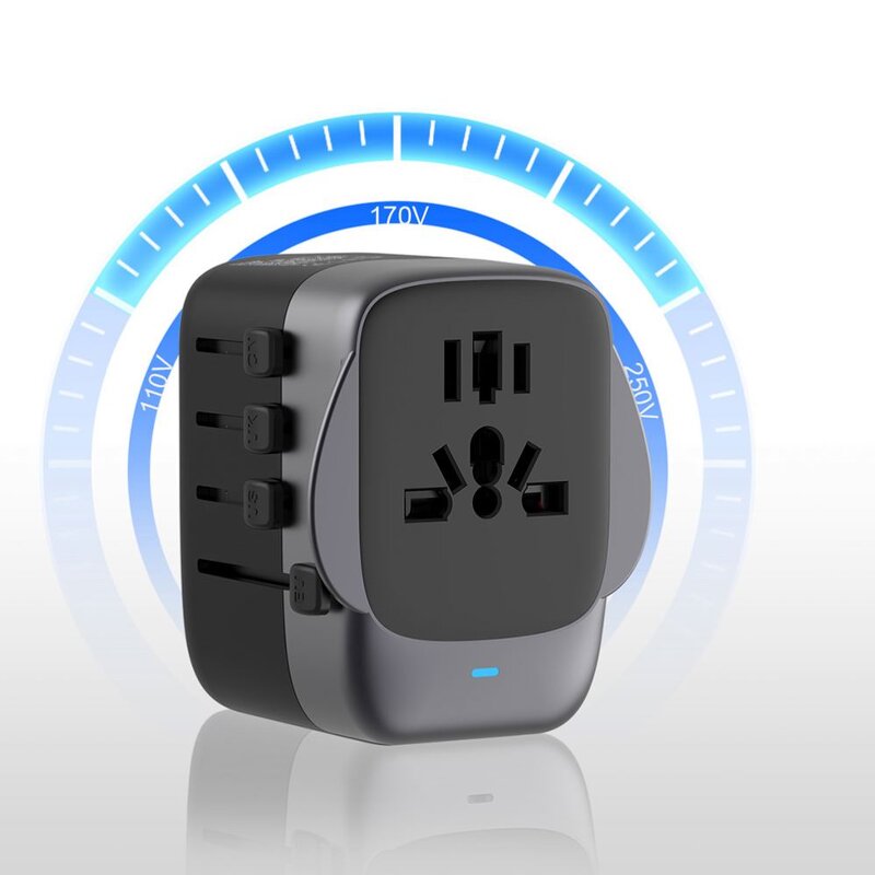 Universal Travel Adapter Supplier - High Quality TUV and CB Certified with Ground Pin Worldwide Convert